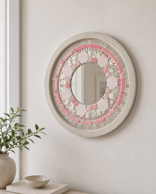 Round Mosaic Mirror - Saturday, August 15th | 1pm