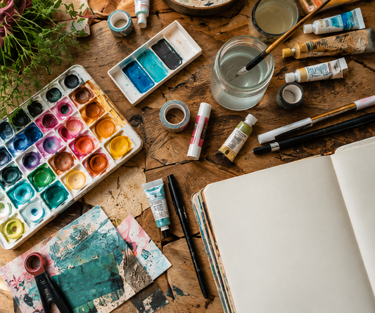 For the Love of Art - Between the Lines: A Mixed Media Exploration (Thursday, October 15th) | 6:30pm