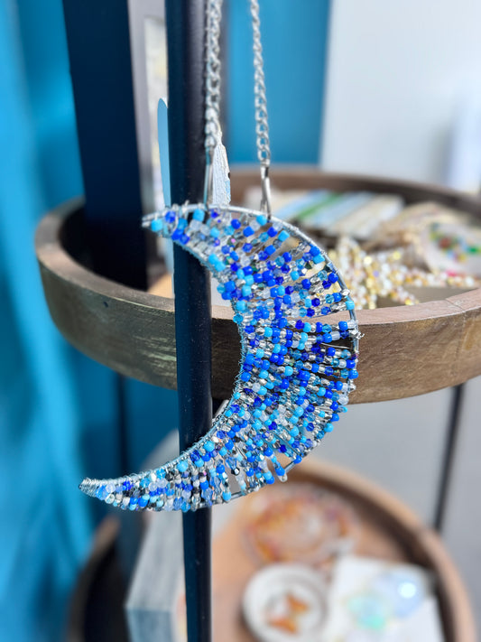 Beaded Crescent Moon Suncatcher Workshop - Saturday, February 28th | 2pm