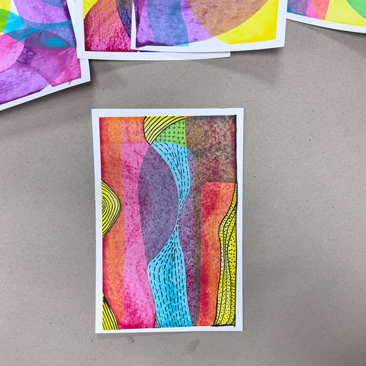 Acrylic Squeegee Art & Mark Making Workshop - Friday, March 27th | 7pm