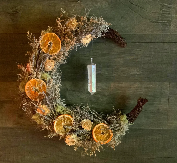 Crescent Moon Grapevine Wreath - “Practical Magic” Edition - Thursday, October 30th | 7pm